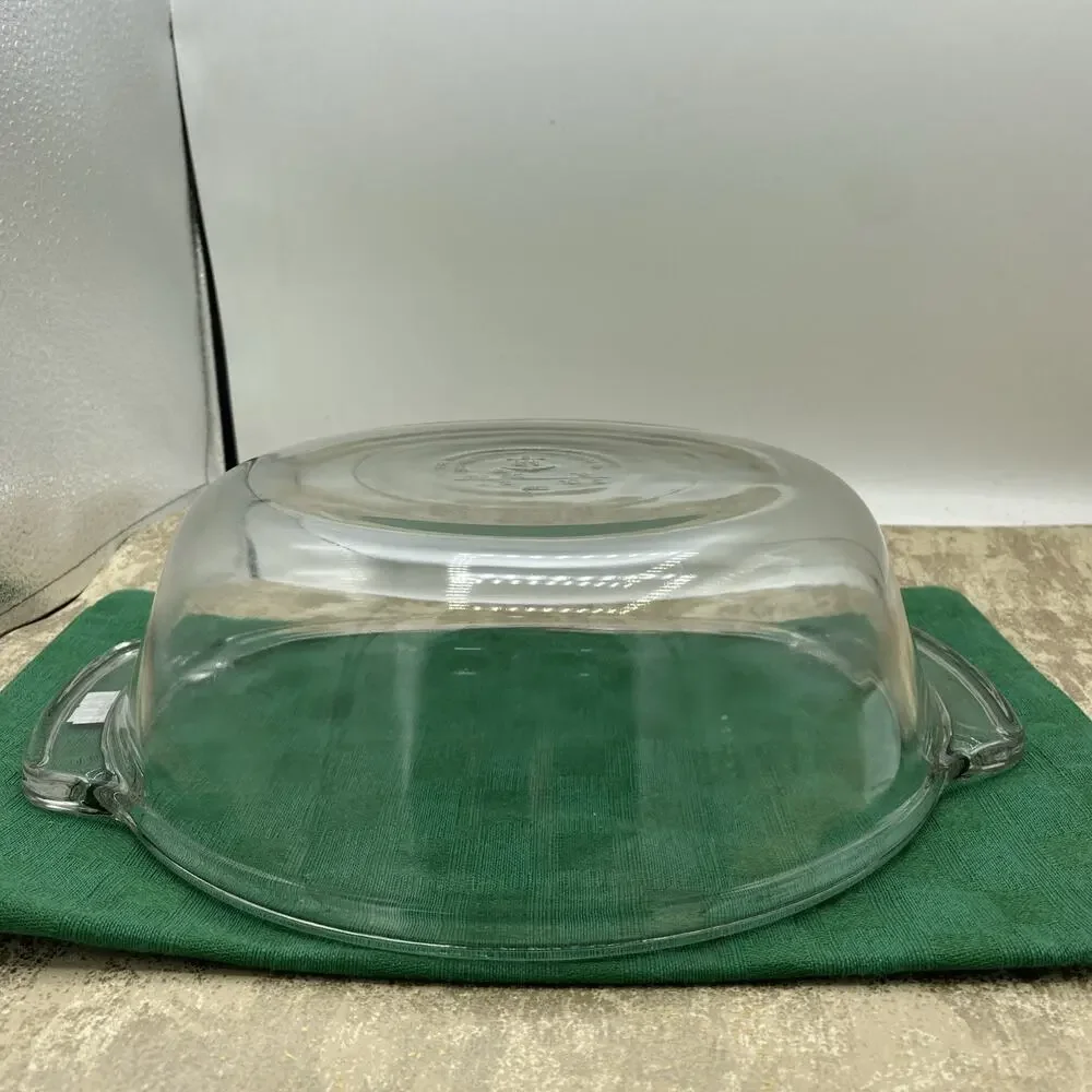 Anchor Hocking 2 Qt Round Glass Casserole Dish Oven & Microwave Safe Clear